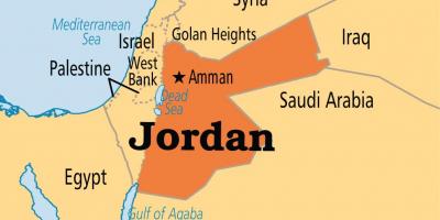 Jordan mapě