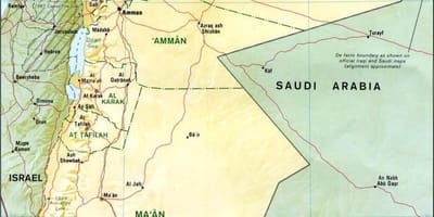Mapa sweimeh Jordan 