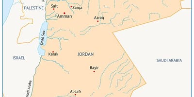 Mapa university of Jordan